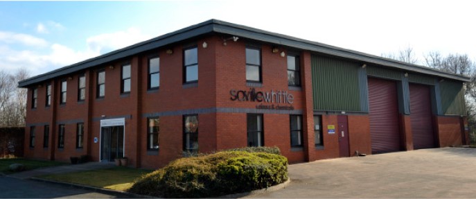 Saville Whittle. Office, Warehouse, and Laboratory Facilities